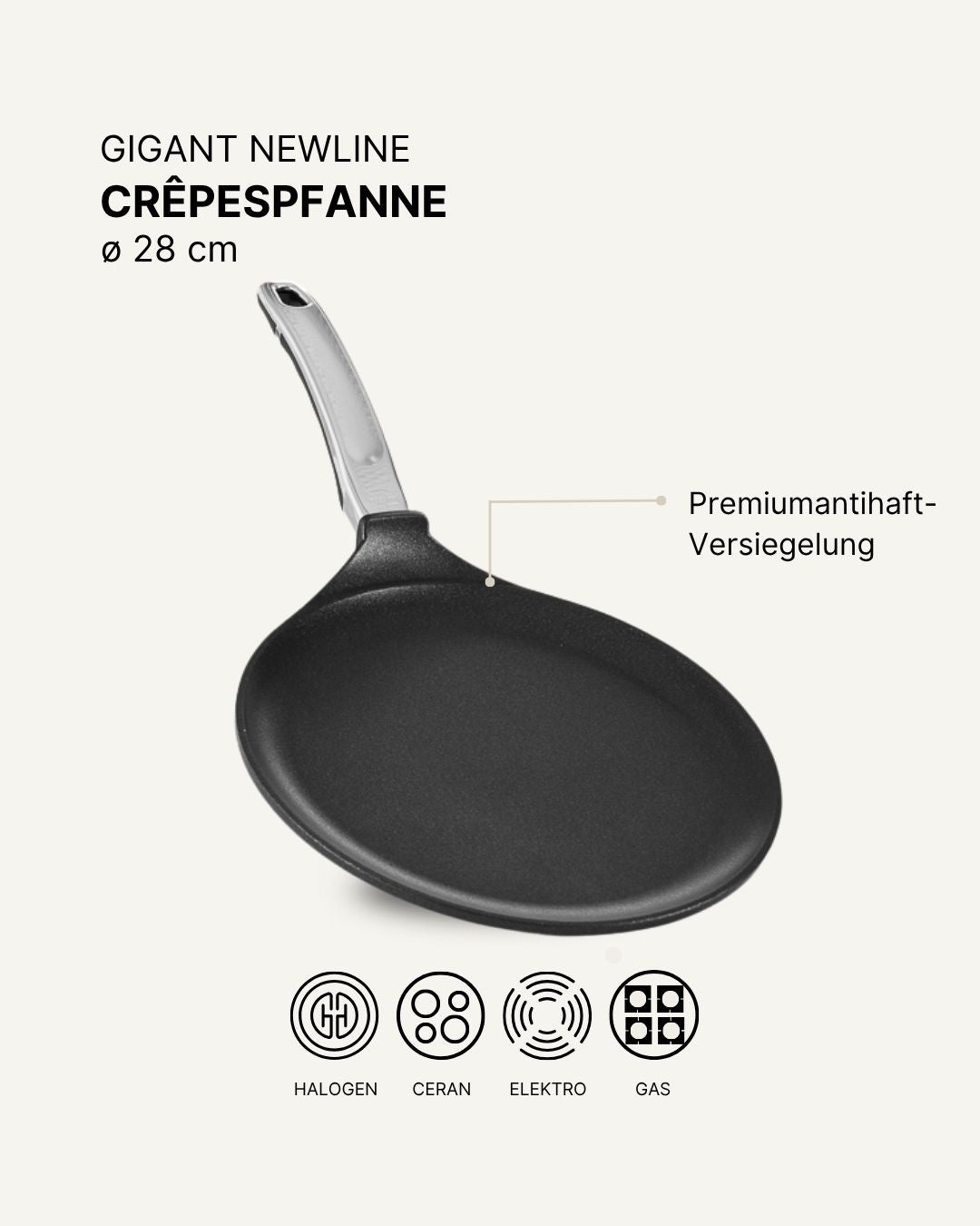GIGANT Newline Crêpespfanne