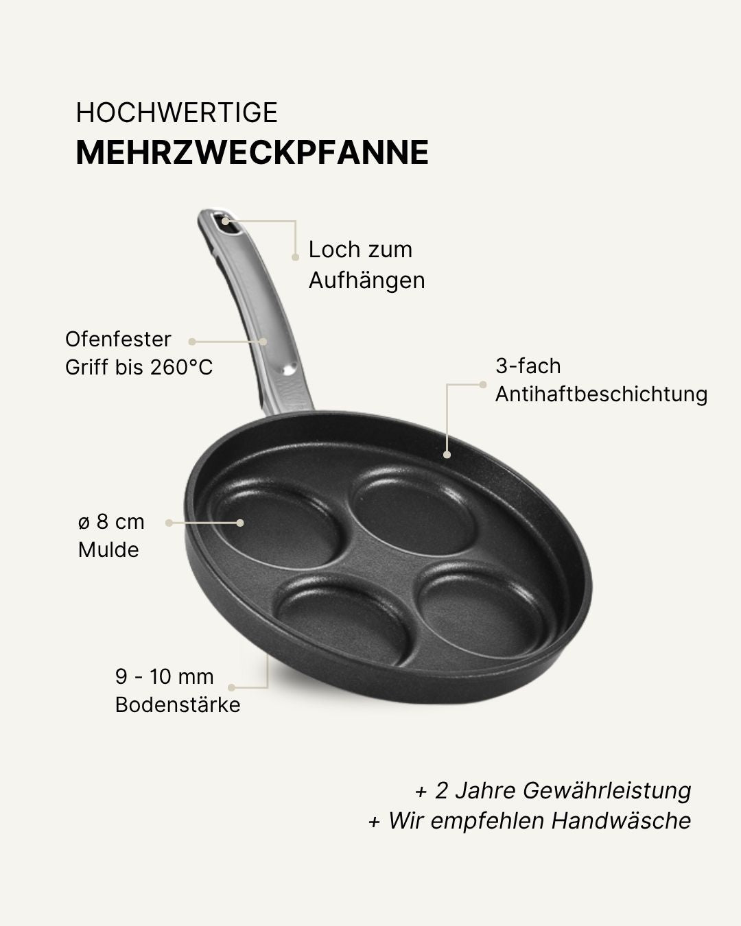 GIGANT Newline Mehrzweckpfanne, Pancakepfanne
